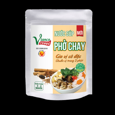 Combo 03 Túi Nước Súp Phở Chay Việt Ấn (200ml/túi)