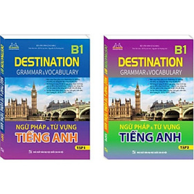 Sách - Combo DESTINATION B1 Ngữ pháp và từ vựng tiếng anh ( T1 - T2 )