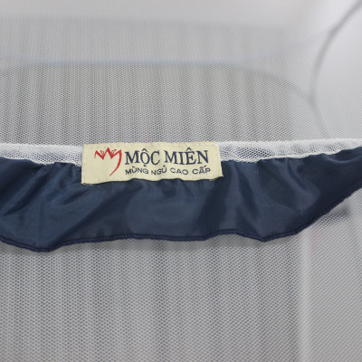 Mùng Chụp Màn Chụp Tự Bung Đỉnh Rộng Cao Cấp 1m6x2m có viền chân - Mộc Miên ( có 2 Cửa)