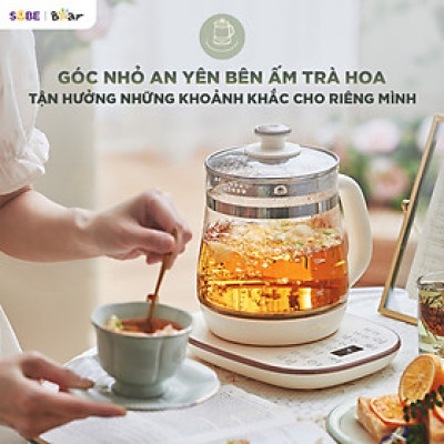 Ấm pha trà Bear 1.5L HK-5H15L96 Hàng chính hãng