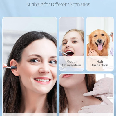 ROGTZ - Camera Nội Soi Tai Mũi Họng Màn Hình 4.5Inches Chụp Ảnh Ghi Hình Full HD 1080p Ống Soi 3.9mm 6 LED Làm Sạch Ráy Tai Dễ Sử Dụng Tiện Lợi Chăm Sóc Sức Khỏe Gia Đình Hỗ Trợ Nhiều Ngôn Ngữ  Lưu Trữ Hình Ảnh Video Pin Sạc Li-ion Hàng Chính Hãng