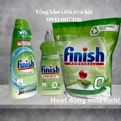 Bộ sản phẩm Finish eco 0% 