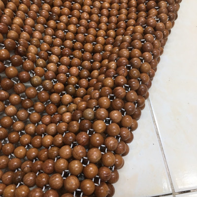 Chiếu Hạt Gỗ Hương Cao Cấp - Kích Thước 1,5mx1,9m hạt 1.2cm ( video , hình thật )