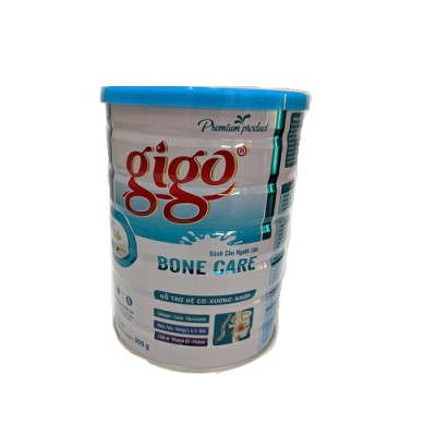 Sữa Bột Gigo Bone Care 900g Hỗ Trợ Xương Khớp  Bổ Sung Collagen, Glucosamin, Canxi