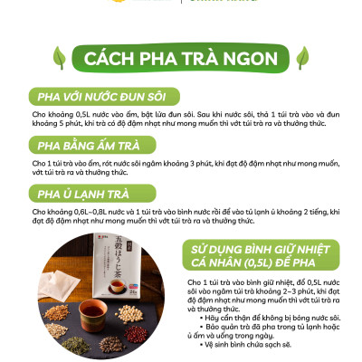 [MUA 1 TẶNG 1] Trà Xanh Hoji Ngũ Cốc - Yuzuha Official Shop