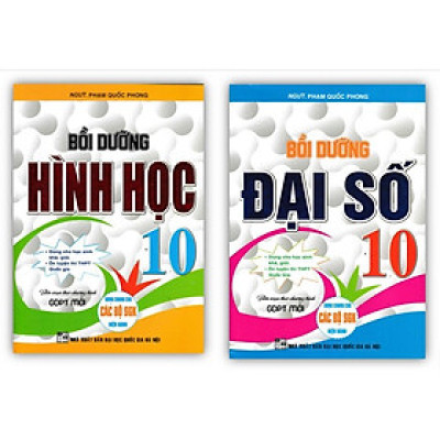 Sách - Combo bồi dưỡng Đại số + Bồi dưỡng Hình Học lớp 10 ( Biên soạn theo chương trình GDPT mới )