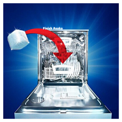 Viên vệ sinh làm sạch sâu trong máy rửa bát Finish Vỉ 3 viên - Chính Hãng.