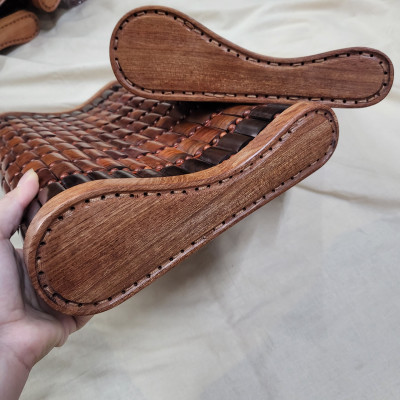 Gối Hạt Gỗ Trắc Cao Cấp - Gối Công Thái Học ( Mian. vn )