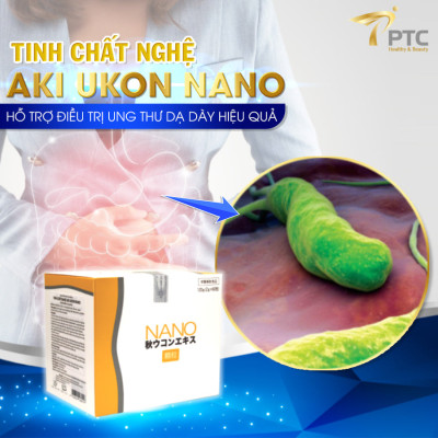 Tinh Chất Nghệ Nano - Phòng và hỗ trợ điều trị ung thư dạ dày, đại tràng