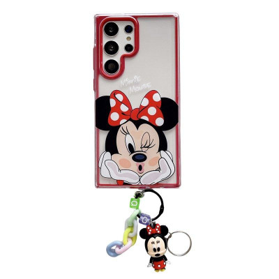 Ốp Lưng Cho Samsung Galaxy S24 Ultra / S23 Ultra Chuột Mickey Kèm Phụ Kiện Trang Trí - BUM STORE GALAXY CASE