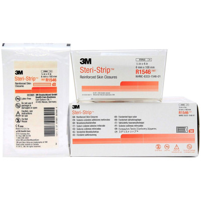 Set 3 vỉ 30 miếng dán thay chỉ khâu da 3M Steri-strip™ R1546 – Size 6mm x 100mm | Sản xuất tại Mỹ