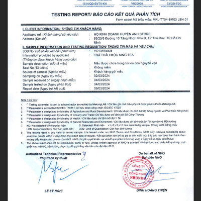 Trà Thảo Mộc KingTea 500g Hỗ Trợ Đau Dạ Dày, Ổn Định Huyết Áp, Hạ Men Gan , Mỡ Máu Và Ngăn Ngừa Ung Thư Giúp Ngủ Ngon