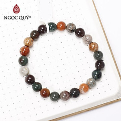 Vòng tay đá ưu linh đa sắc size hạt 8mm - Ngọc Quý Gemstones