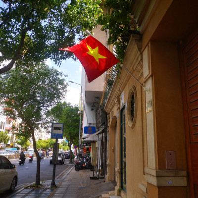 Bộ sản phẩm giá treo cờ A14