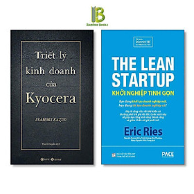 Sách - Combo 2Q Khởi Nghiệp Thành Công: Triết Lý Kinh Doanh Của Kyocera + Khởi Nghiệp Tinh Gọn