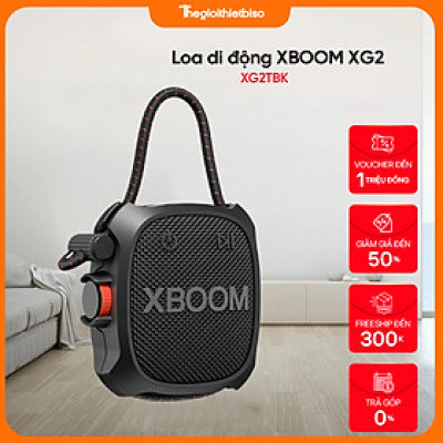 [GIÁ TẠI KHO] Loa Bluetooth di động LG XBOOM GO XG2TBK Chất âm vượt giá thành - Hàng chính hãng LG