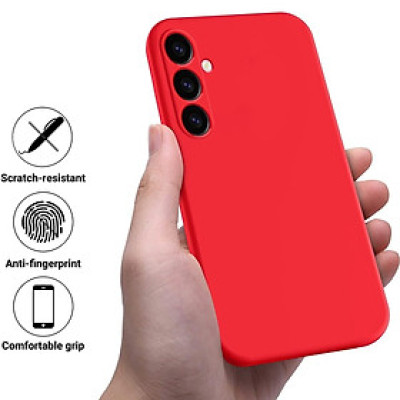 Ốp Lưng Dành Cho Samsung Galaxy A05s Silicone Dẻo Lót Nhung Nỉ Chống Sốc chống bẩn hạn chế bám vân tay - Hàng Nhập Khẩu