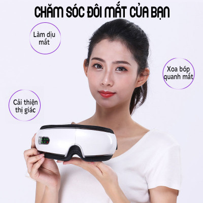 Máy Massage Mắt Thông Minh Eye Care Công Nghệ Khí Nén Thế Hệ Mới -Xoa dịu cơn mỏi mắt, giảm thâm quầng hiệu quả