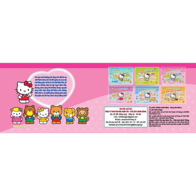 Sách - Sticker Hello Kitty - Công Viên Thú Vị - Minh Thắng