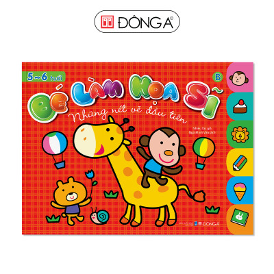 Combo 2 cuốn Bé Làm Họa Sĩ Từ 3-6 Tuổi