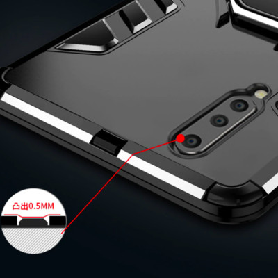 Ốp lưng dành cho Samsung Galaxy A7 2018 iron man chống sốc kèm iring - hàng nhập khẩu