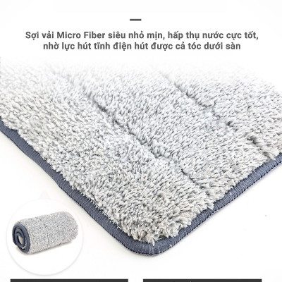 Cây lau nhà lẻ, linh kiện thay thế cho bộ lau nhà thông minh BLNEC, BLNRE, BLNREVIP, mã LKCAYLE