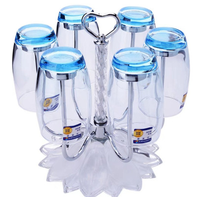 GIÁ ĐỠ ÚP LY CỐC INOX & THỦY TINH PHA LÊ LUXURY THOÁT NƯỚC XOAY  PHONG CÁCH CHÂU ÂU SANG TRỌNG