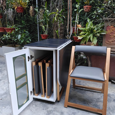 Bộ bàn ăn thông minh Juno Sofa gấp gọn tiện dụng giá tận xưởng