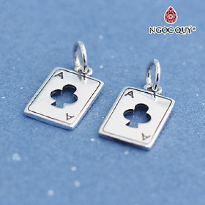 Charm treo hình lá bài tây - Ngọc Quý Gemstones