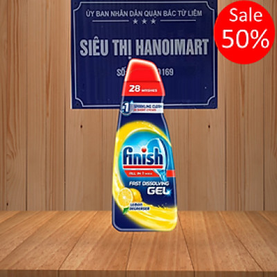 Gel rửa chén bát Finish Classic 1.3 lít chính hãng, dùng cho máy rửa bát