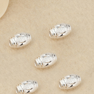 Combo charm bạc ô liu xỏ ngang - Ngọc Quý Gemstones