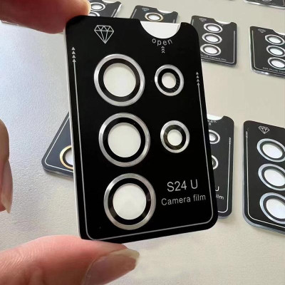 Bộ Len Dán Camera Cho Samsung S25 Ultra / S24 Ultra / S24 Plus / S23 Ultra / S23 Plus / S22 Ultra Có Khung Tự Dán