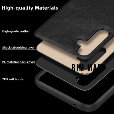 Ốp lưng da dành cho Samsung Galaxy A14/A24-4G/A34/A54 hàng chính hãng X-Level cao cấp (Tặng 2 túi PVC đựng thẻ ATM)