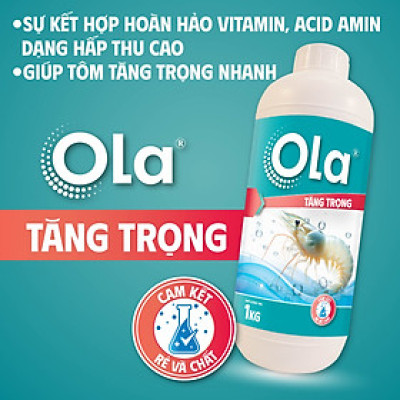 [Dành cho tôm] OLA - TĂNG TRỌNG: Vitamin đậm đặc, lớn nhanh, xuống size nhanh