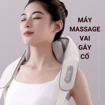 ￼Máy massage cổ vai gáy J88 với 6 đầu massage, mát xa cơ học chườm ấm giúp giảm đau Thiên Phúc Tâm