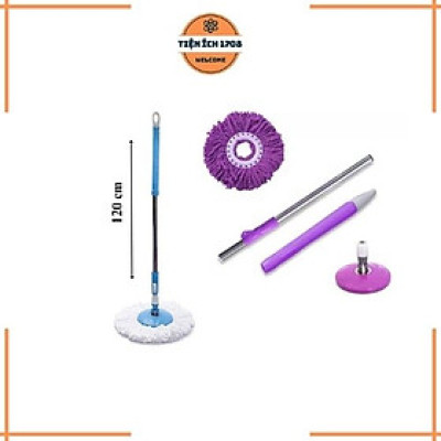 Cây Lau Nhà Xoay 360 Độ Cao Cấp - Giao màu ngẫu nhiên