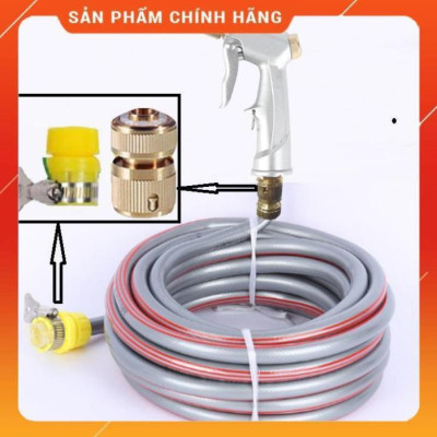 Bộ dây vòi xịt nước ️ ,tăng áp 3 lần,loại 3m,5m 206701 đầu đồng,cút đồng,nối đồng+ mở chai