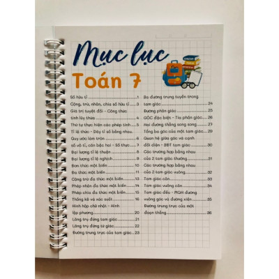 Sách Takenote lớp 7: Toán + Văn Kết Nối + Tiếng Anh 3-12 khổ A5 (Phiên Bản Mới Nhất)