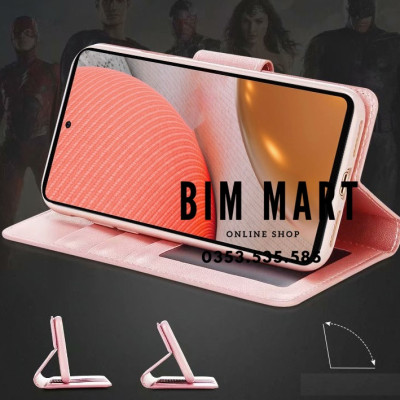 Bao da dạng ví dành cho OPPO Reno7 Z 5G Hanman có quai cài - Hàng nhập khẩu