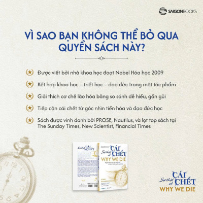 Sách - Sự Thật Về Cái Chết - Why We Die - Venki Ramakrisnan