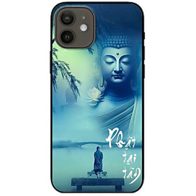 Ốp lưng cho IPhone 12 - 12 Pro - 12 Pro Max - 13 Mini - 13 - 13 Pro - 13 Pro Max - Phật Tâm - Hàng Chính Hãng