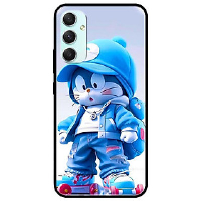 Ốp lưng cho Samsung A15 - A25 - A35 - A55 - Mèo Xanh Trượt PATIN - Hàng Chính Hãng