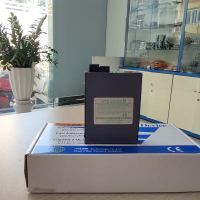 Bộ chuyển đổi quang điện 1000MB (1 Sợi quang) Netlink HTB-GS-03 AB (2 thiết bị)- Hàng Chính Hãng
