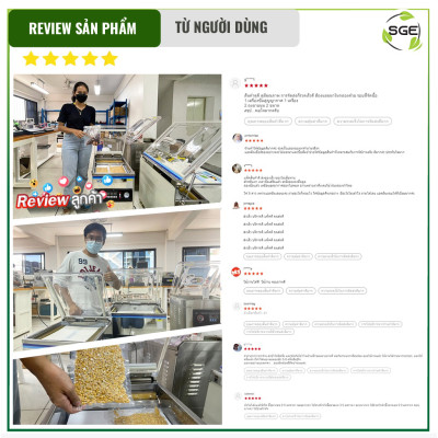 Máy Hút Chân Không Công Nghiệp Dạng Buồng VCE. Giá Siêu Tốt, Hút Siêu Khoẻ, Mọi Thực Phẩm, Dùng Liên Tục 24/7. Được Tặng Kèm 1 Chai Dầu Máy, Túi Hút Chân Không, Đường Hàn Dự Phòng Và Tua Vít Sửa Máy. Hàng Nhập Khẩu Chính Hãng Thái Lan