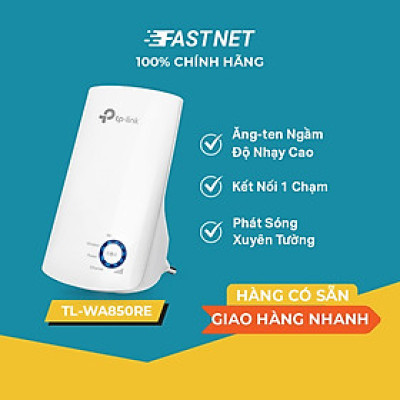 Bộ Mở Rộng Sóng Wi-Fi TP-Link TL-WA850RE Chuẩn N 300Mbps Hàng Chính Hãng