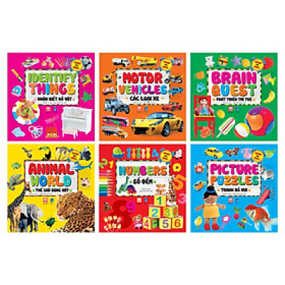 Combo 6 cuốn Chơi Mà Học