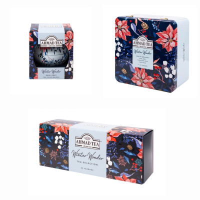 [LIMITED EDITION] TRÀ AHMAD ANH QUỐC - BỘ SƯU TẬP 4 VỊ TRÀ (80g) - WINTER