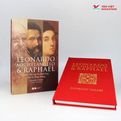 Sách - Deluxe Books - Leonardo, Michelangelo Và Raphael - Cuộc Đời Ba Danh Họa Thời Kì Phục Hưng - Tân Việt Books