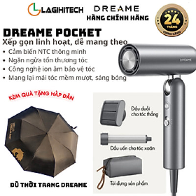 Máy Sấy Và Tạo Kiểu Gấp Gọn Dreame Pocket Bản Quốc Tế (Bảo Hành 24 Tháng) - Hàng Chính Hãng