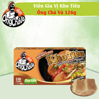 Viên Gia Vị Kho Tiêu Ông Chà Và Gold 126gr (Simmered with Pepper Seasoning Cubes)